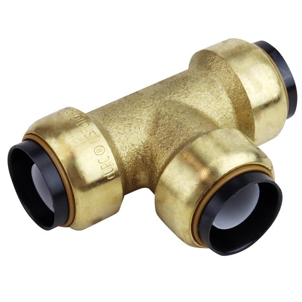 Tectite By Apollo 3/4 in. Brass Push-to-Connect Tee FSBT34